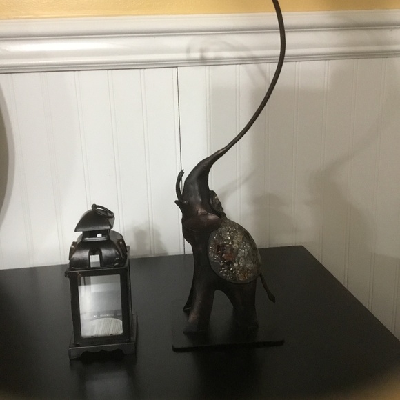 Pier 1 Imports Metal Elephant Tea-light Lantern - Picture 10 of 13